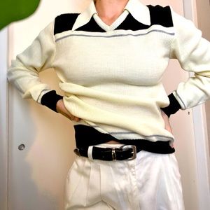 Vintage National Shirt Shops Collared Sweater